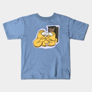 Stick With Your Wife Fortune Cookies Kids T-Shirt